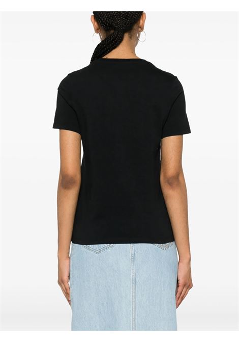 baby fox patch t-shirt woman black MAISON KITSUNÉ | MW00110KJ0008P199